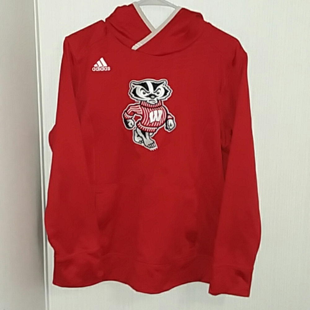 Womens Adidas Climalite WI Badgers Hoodie